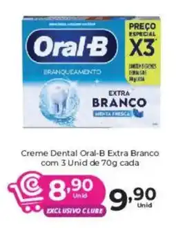 Comercial Esperança Creme Dental Oral-B Extra Branco oferta