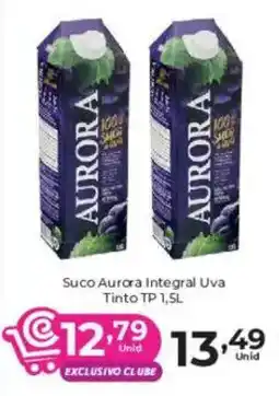 Comercial Esperança Suco aurora integral uva oferta