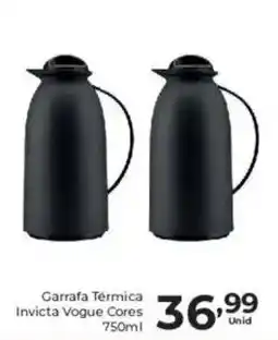 Comercial Esperança Garrafa Térmica Invicta Vogue Cores oferta