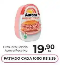 Comercial Esperança Presunto cozido aurora peça kg oferta