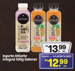 Fort Atacadista logurte atilatte integral sabores oferta