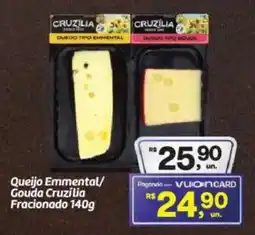 Fort Atacadista Queijo emmental/ gouda cruzilia oferta