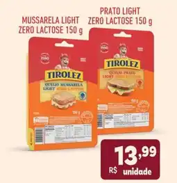 Supermercados São Vicente Queijo mussarela light zero lactose oferta