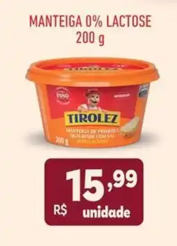 Supermercados São Vicente Manteiga 0% lactose oferta