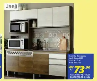 Cozinha Compacta Jaeli Diana J610 1815x2m
