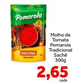 Shibata Supermercados molho de tomate pomarola tradicional oferta