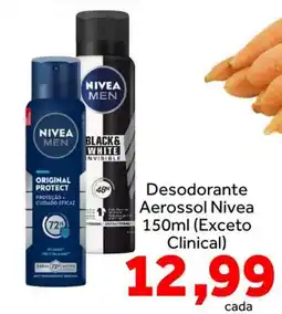 Shibata Supermercados Desodorante Aerossol Nivea oferta