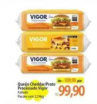 Atacadão Vigor - queijo cheddar oferta