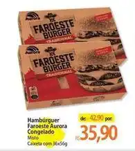 Atacadão Aurora - hambúrguer faroeste congelado oferta