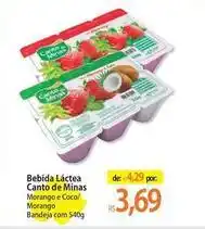 Atacadão Corona - bebida láctea canto de minas oferta