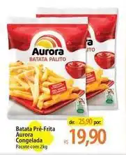 Atacadão Aurora - batata pre-frita congelada oferta