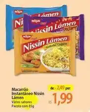Atacadão Nissin - macarrão instantâneo lamen oferta
