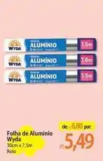 Atacadão Wyda - folha de aluminio oferta