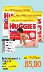 Atacadão Huggies - fralda roupinha oferta