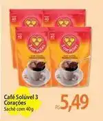 Atacadão 3 corações - café solúvel oferta