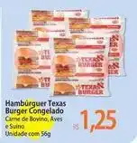 Atacadão Texas - hamburguer burger congelado oferta