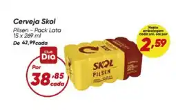 Dia Skol - cerveja oferta