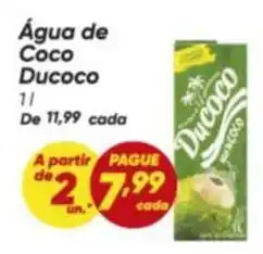 Dia Ducoco - água de coco oferta