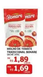 Assaí Atacadista Bonare - molho de tomate tradicional oferta