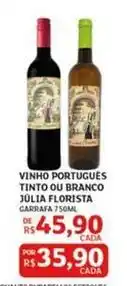 Assaí Atacadista Floratta - vinho português tinto ou branco julia oferta