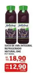 Assaí Atacadista Natural one - suco de uva integral refrigerado oferta