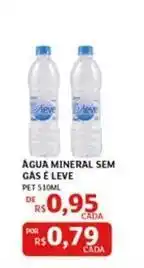 Assaí Atacadista Leve - agua mineral sem gas oferta