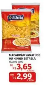 Assaí Atacadista Estrela - macarrao parafuso ou ninho oferta