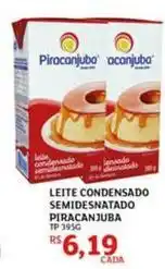 Assaí Atacadista Piracanjuba - leite condensado semidesnatado oferta