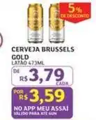 Assaí Atacadista Gold - cerveja brusels oferta