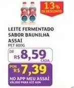 Assaí Atacadista Assaí - leite fermentado sabor baunilha oferta