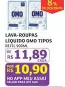 Assaí Atacadista Omo - lava-roupas líquido oferta