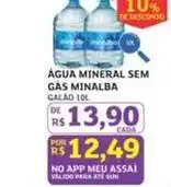 Assaí Atacadista Minalba - água mineral sem gas oferta