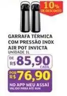 Assaí Atacadista Inox - garrafa térmica com pressão air pot invicta oferta