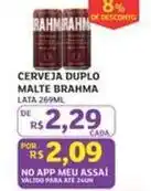 Assaí Atacadista Brahma - cerveja duplo malte oferta