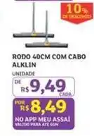 Assaí Atacadista Alklin - rodo 40cm com cabo oferta