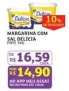 Assaí Atacadista Delícia - margarina com sal oferta