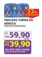 Assaí Atacadista De - fraldas turma da mônica oferta