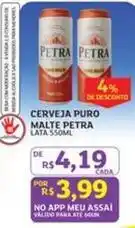 Assaí Atacadista Petra - cerveja puro malte oferta