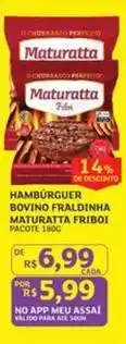Maturatta - hamburguer bovino fraldinha friboi