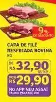 Assaí Atacadista Bovina - capa de file resfriada bovina oferta