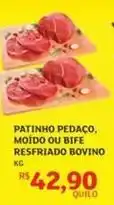 Assaí Atacadista Bovino - patinho pedaco, moído ou bife resfriado bovino oferta