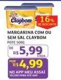 Assaí Atacadista Claybom - margarina com ou sem sal oferta