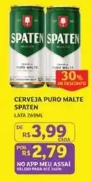 Assaí Atacadista Spaten - cerveja puro malte oferta