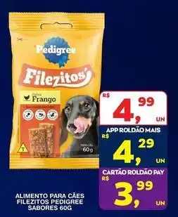 Roldão Pedigree - alimento para caes oferta