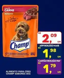 Roldão Champ - alimento para caes oferta