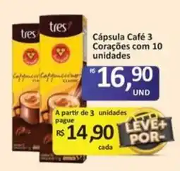 Paulistão Supermercados Cápsula Café 3 Corações oferta