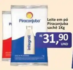 Paulistão Supermercados Leite em pó piracanjuba sachê oferta