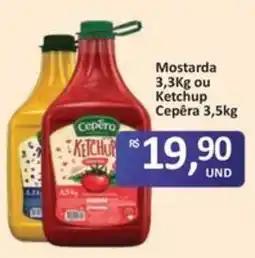Paulistão Supermercados Mostarda ou Ketchup Cepêra oferta