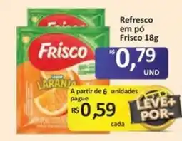 Paulistão Supermercados Refresco em pó Frisco 18g oferta