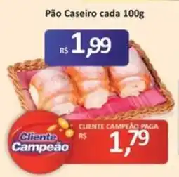 Paulistão Supermercados Pão Caseiro oferta
